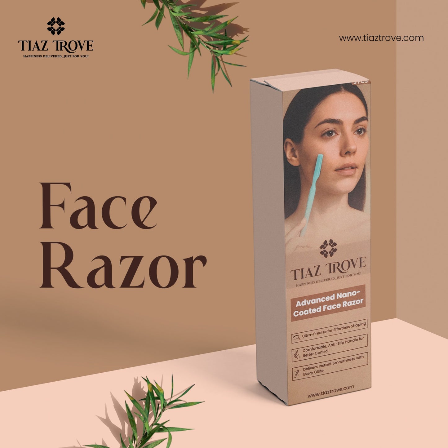 Advanced Nano-Coated Face Razor | Pack of 3 | TiazTrove